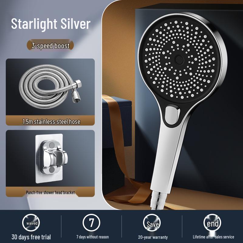 High-Pressure Large Panel Shower Head Set for Powerful Water Flow