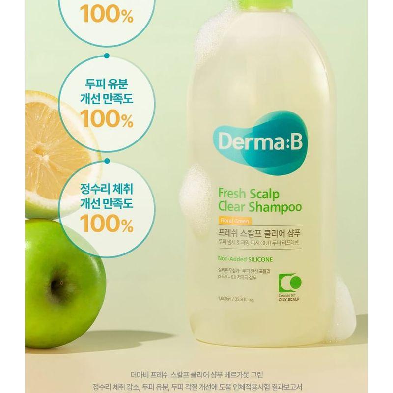 Derma: B - Fresh Scalp Clear Shampoo - 2 Types