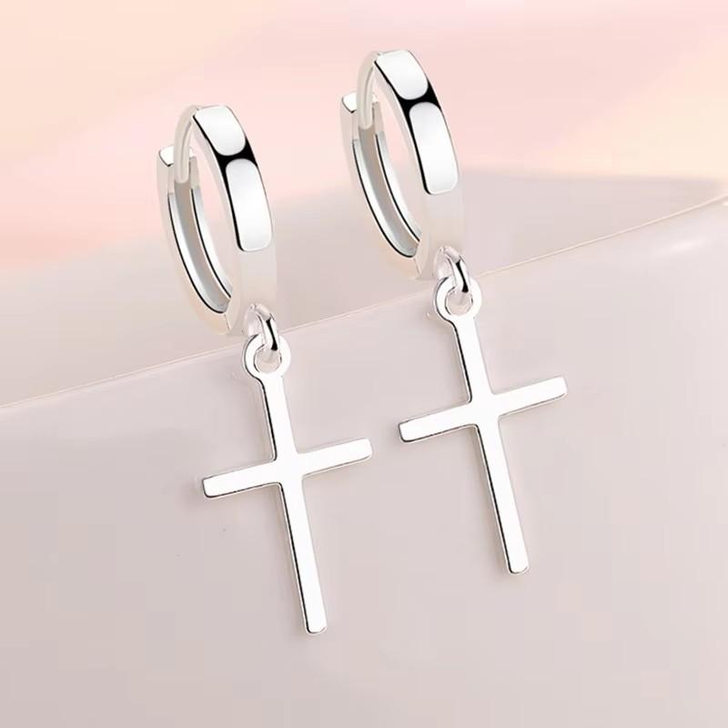 VENTFILLE 925 Sterling Silver Drop Earring For Women Zircon Crystal Hollow Out Cat Personality Jewelry Gift Dropshipping