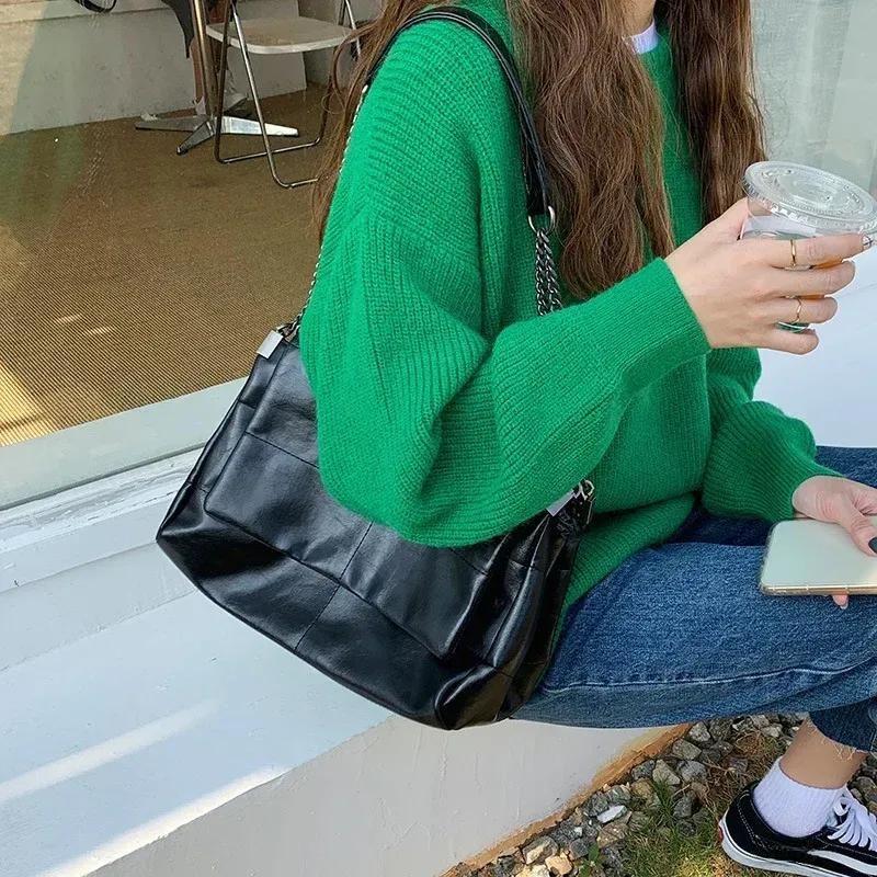 Высококачественная женская сумка через плечо из искусственной кожи — фото 4