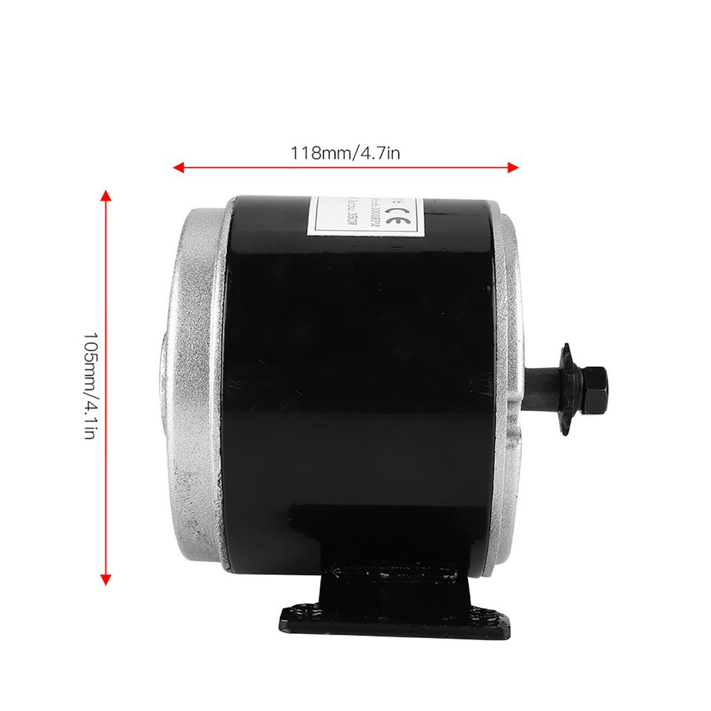 24V 350W Motor, Professional Metal Brushed Motor Replacement for Electric Scooter