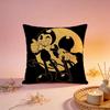 Popular BBendy and the Ink Machineing Cushion Cover Comfortable Durable Pillow Cover MultiScene for Home Office Car Sofa