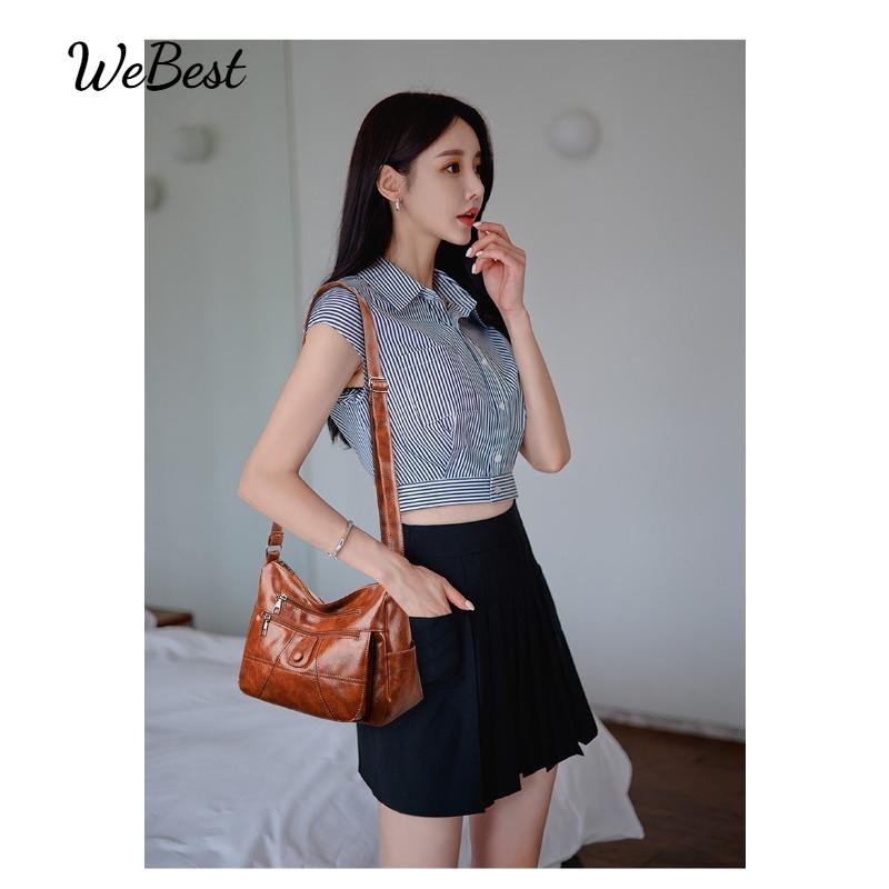 

Female Large Capacity Shoulder Crossbody Bag