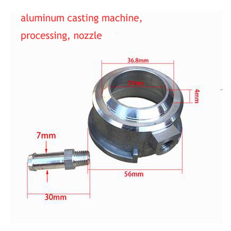 Car Water Tank Thickened Aluminum Water Nozzle Water Chamber Neck Nozzle Machining Argon Arc Welding Radiator Cover