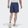 Adidas Solid Color Drawstring Waist Athletic Shorts Men Bottoms Indigo HF6360