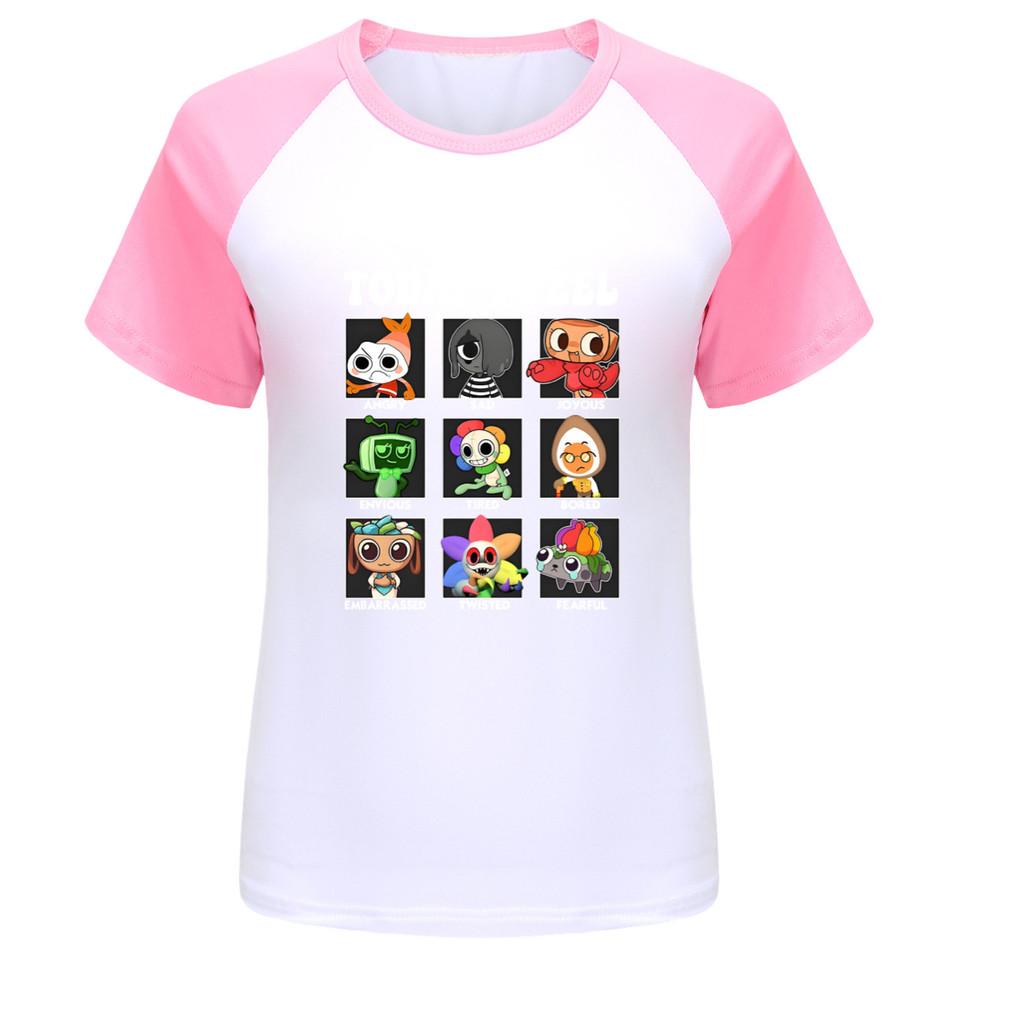 5405 Kids Dandy World Print Raglan Short Sleeves T-Shirt