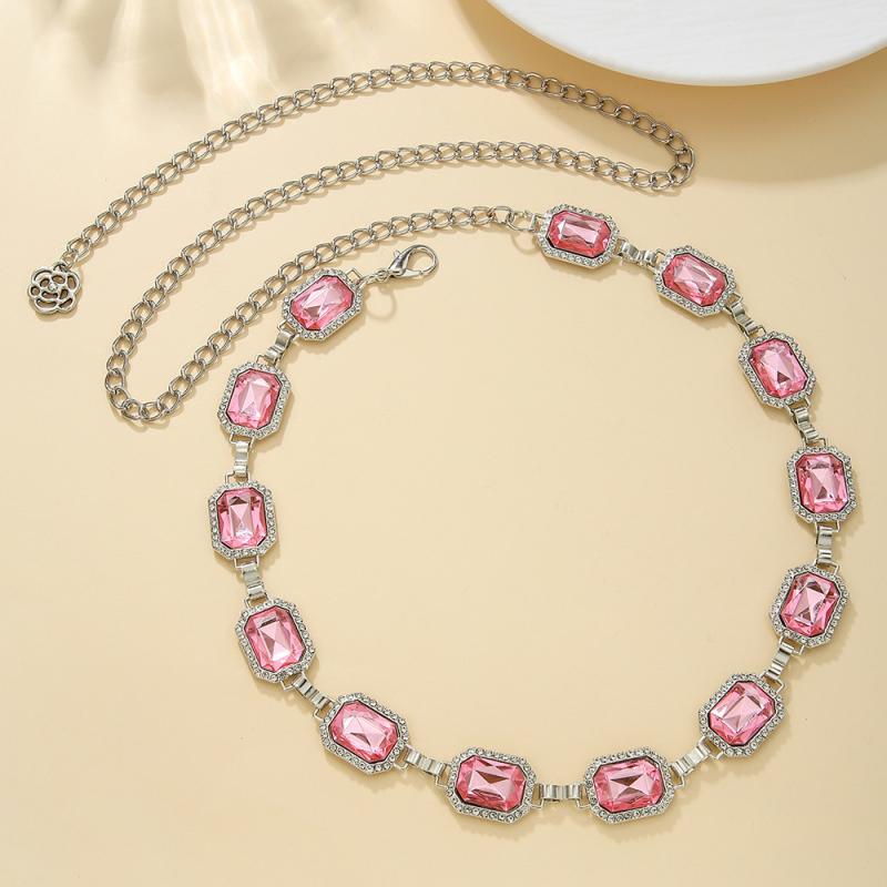 1Pcs Vintage Metal Crystal Rhinestone Waist Belly Belt Chain For Women New Fashion Summer Beach Bikini Body Jewelry New