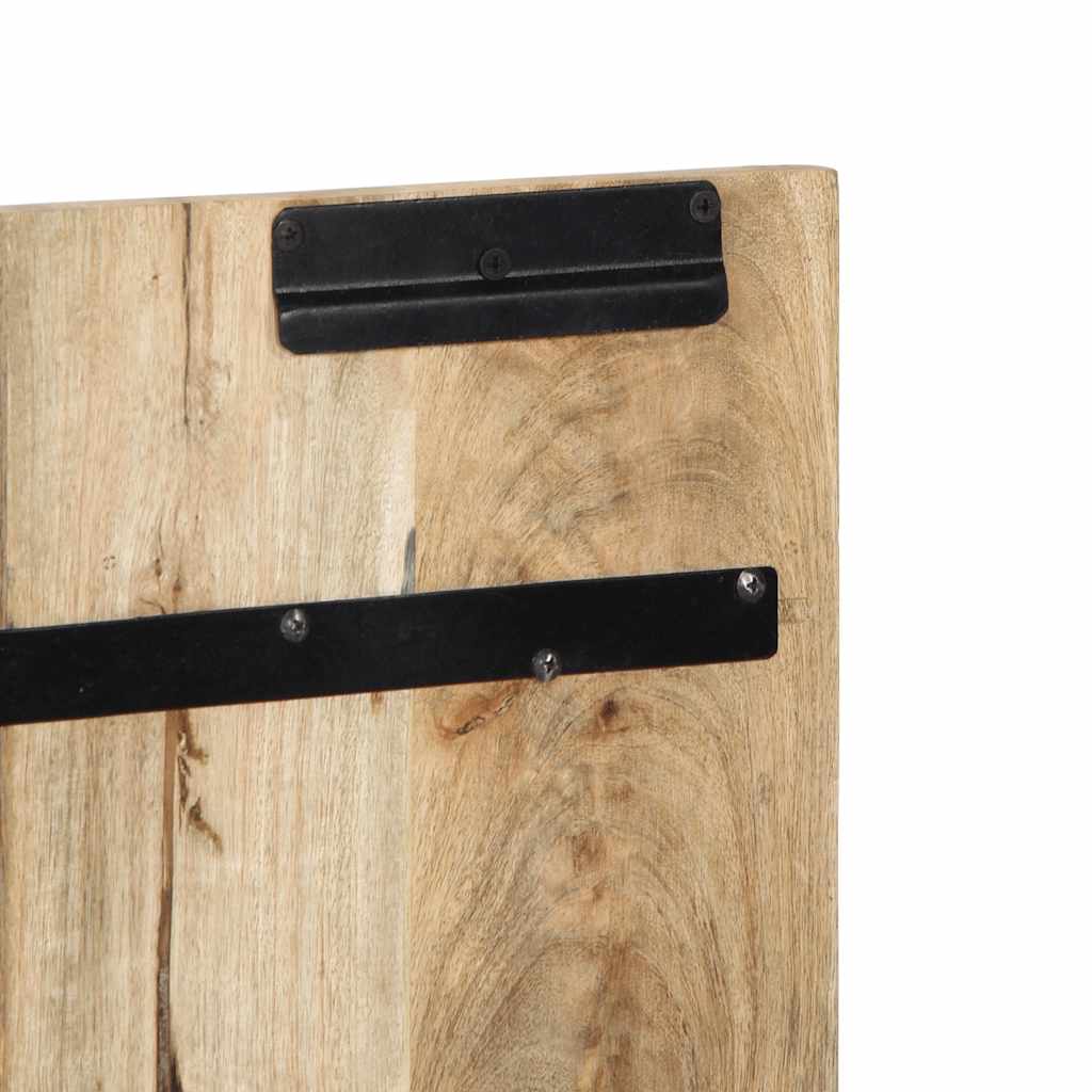 Headboard 140 cm Solid Raw Mango Wood