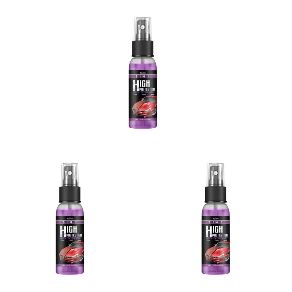 3 In 1 Car Ceramic Coating Spray High Protection Shine Armor Ceramic Car Wash Car Shield 30/100ml Polishing Spraying Wax Tools