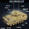 1862Pcs WW2 Military US Army M2 Bradley Fighting Vehicle Building Blocks Heavy Tracked Armored Cars Bricks Toys Children Gifts