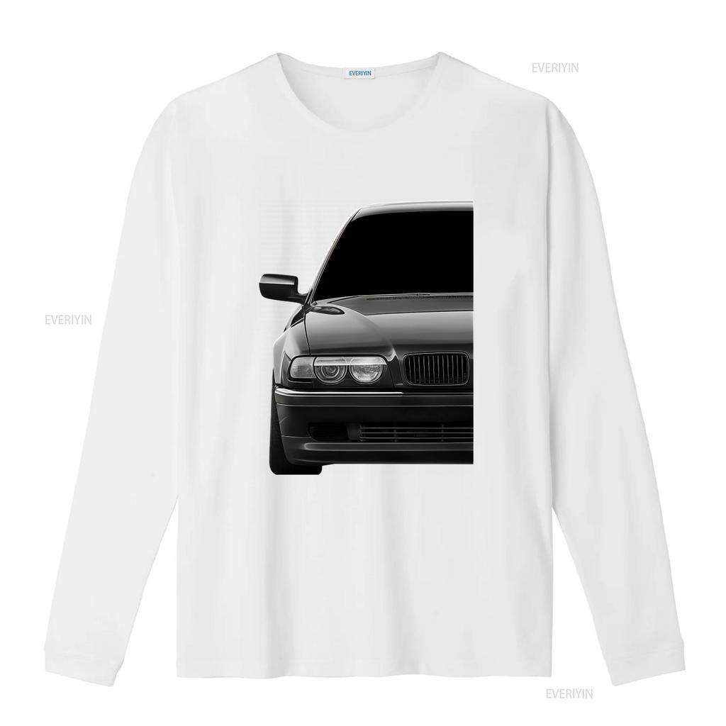 E38 750 Classic Retro Automotive Maglietta Uomo Design Vista Frontale a Metà vintage Lavato abbigliamento firmato homme grafica Elastica