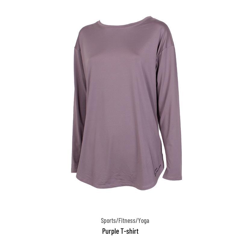 Plus Size Yoga Fitness Long Sleeve T-shirt - Ideal for Running & Gym, Supports 200 lbs, New 2023