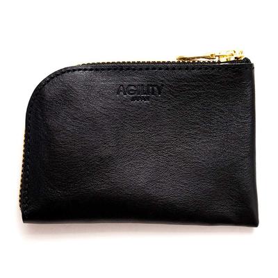 AGILITY Affa Mini Wallet Coin Purse One Action Compact Minimalist Leather Genuine Leather Small "Arjan II"