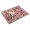 Tappeto d'ingresso floreale, Zerbino colorato con fiori retrò, Tappeto lavabile antiscivolo per porta d'ingresso, soggiorno, camera da letto, bagno
