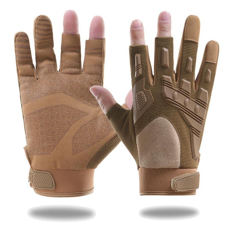 Tactical gloves for men's outdoor mountaineering non-slip