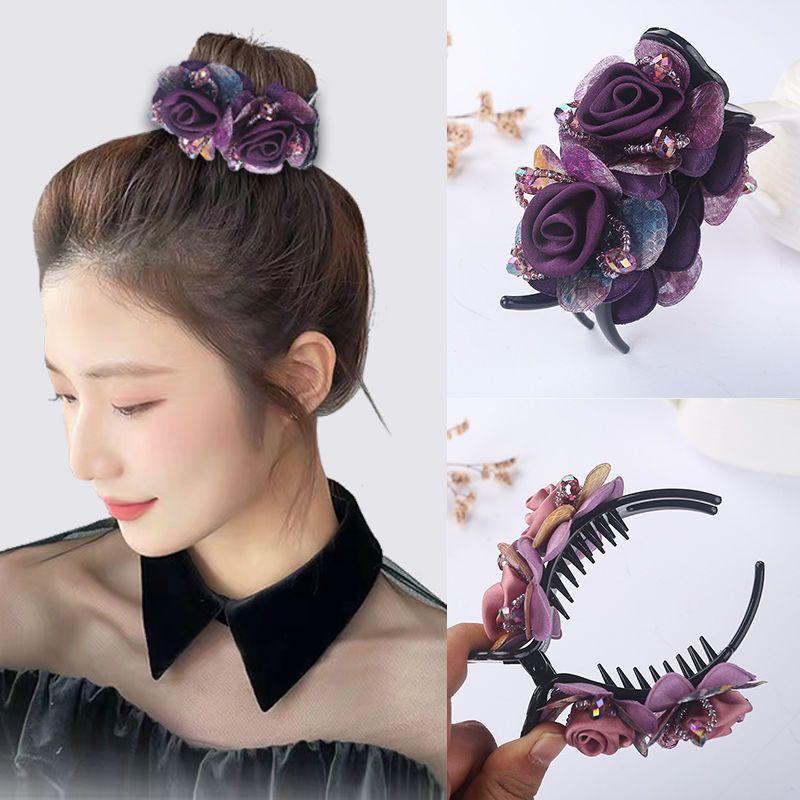 High-end Hårnål Hodeplagg Kvinners Høy Hestehale Klemme Bakhodet Hårklemme Temperament Hårnål