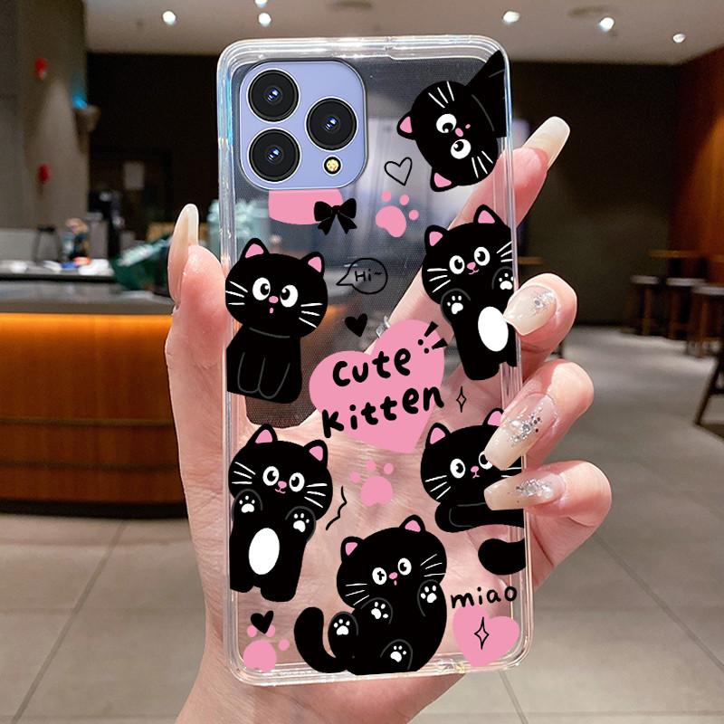 Handyhülle Für Cubot P80 Hülle Schmetterling Schleife Schutzhülle CubotP80 Schale Capa Transparent Weiches Silikon TPU Abdeckung Funda