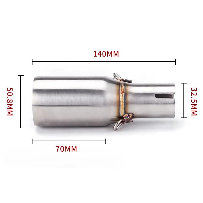 Modified Exhaust Tailpipe for Piaggio Beverly X10 MP3 125/250 Motorcycles