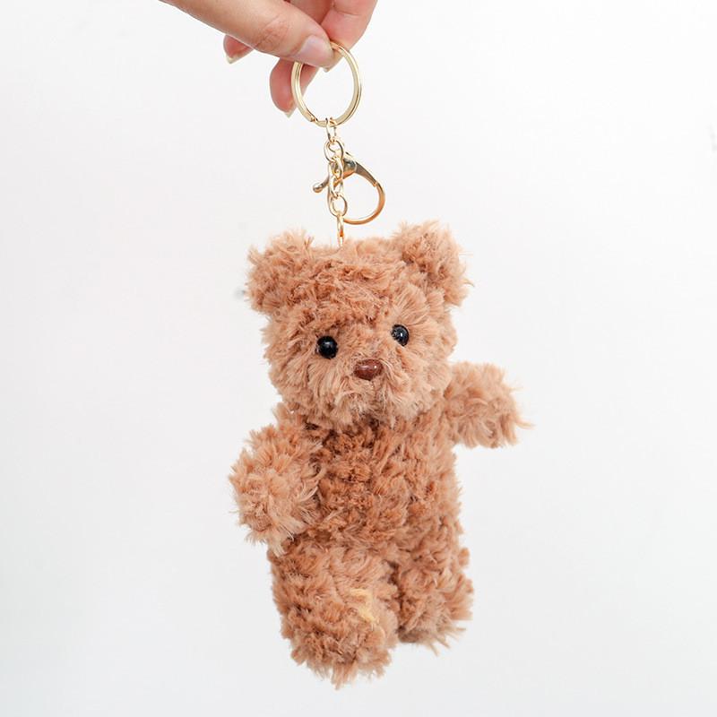 

Cute Animal Plush Toy Pendant With Short Plush Material For Giftgiving DarkBrown
