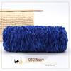 Golden Chenille Silk Velvet Yarn: Medium-Thick Polyester Yarn for Scarves, Glossy Velvet Crochet, and Wool Knitting Projects.