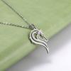 Viking Ancient Fenrir Wolf Necklace Stainless Steel Wolves Animal Pendant Neck Chain Men Women Amulet Tribal Jewelry Gift