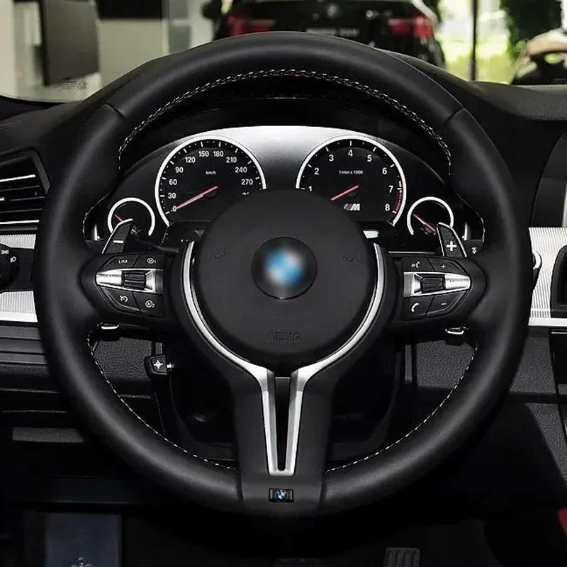 10 pcs Car styling For Bmw e46 e90 e60 e39 f30 e36 f10 f20 e87 e92 e30 e91 X1 Car steering wheel sticker Car Emblem Badge Sticke