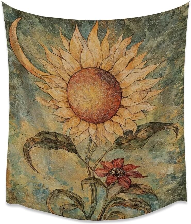 Gothic Enchanted Forest Art Tapestry Dark Academia Fantasy Lantern Aesthetic Tapestries Boho Vintage Wall Hanging Decor Bedroom