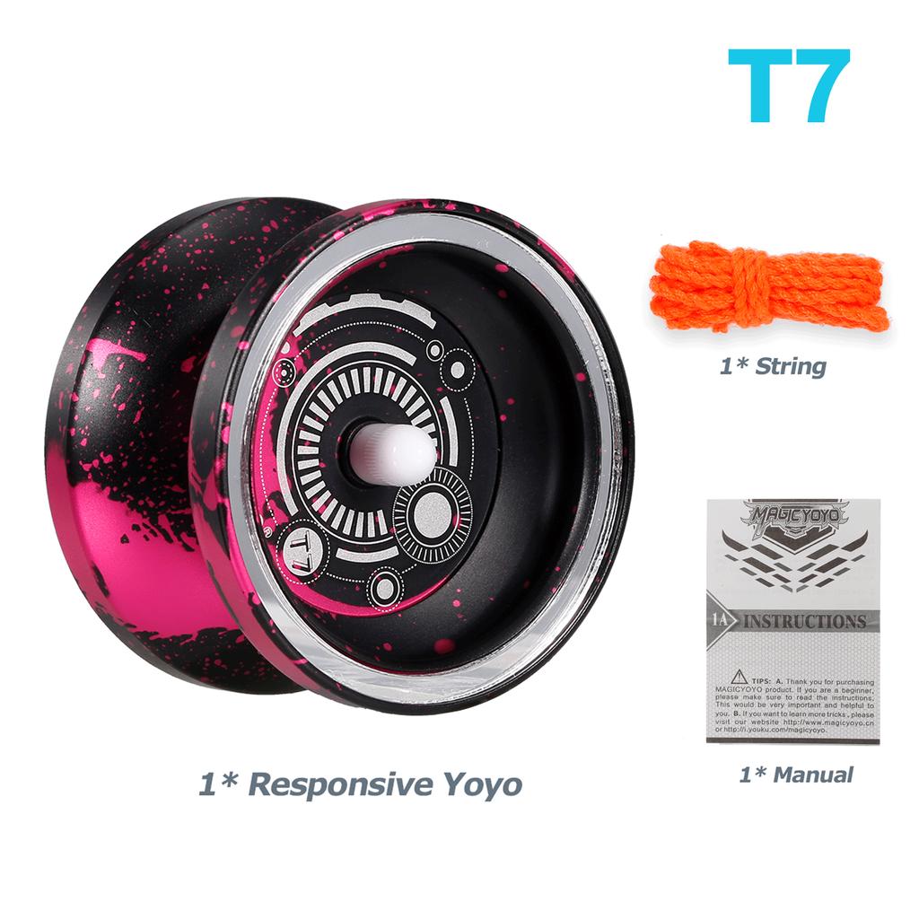 MAGICYOYO Y01/Y03/T7/D3 Professional Yoyo Alloy Unresponsive Yoyo  stainless KK bearing Yoyo Children Boys Toys classic toy