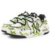 MLB Chunky Liner Abrasion Resistant Low top Skateboard Shoes Unisex White Green 3ASXCA12N-50WHS(Team486- 2 S)