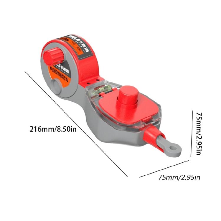 Construction Layout Tool With Rapid Inks Retrieval Mechanism And ±1mm Precisions Bubble For Professional Carpentry