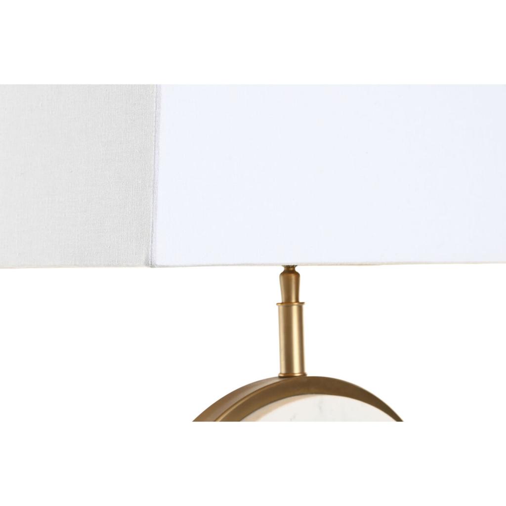 Desk Lamp Home ESPRIT White Golden 50 W 220 V