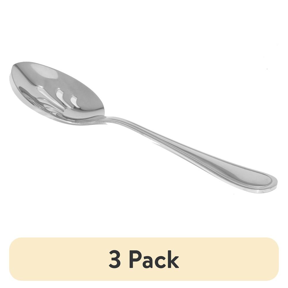 

Stainless Steel Slotted Serving Spoon 3 Pack Elegant Kitchen Utensils Durable Dishwasher Safe Perfect Parties Great Dining United States