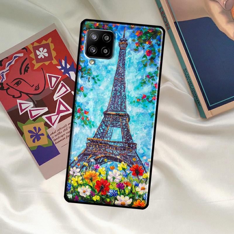 Paris Eiffel Tower Case For Samsung Galaxy A52 A32 A12 A33 A06 A16 A26 A36 A56 A15 A53 A13 A34 A54 A14 A35 A55
