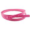 Women's Candy Color 2 Layers Bowknot Thin Narrow Belt PU Leather Waistband Strap
