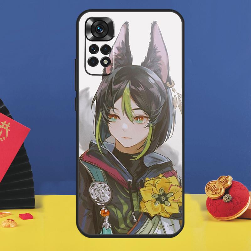 Genshin Impact Tighnari Phone Case For Xiaomi Redmi Note 14 Pro 13 11 9 10 12 15 Pro Plus 10C 12C 13C 14C 15C Cover