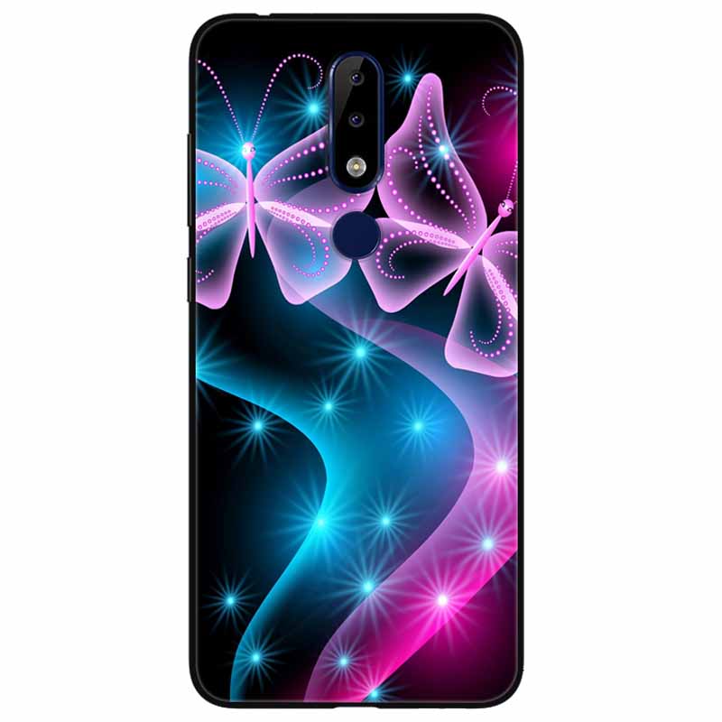 For Nokia 5.1 Plus Case Soft Silicone Cartoon Fashion TPU Phone Cases for Nokia X5 Cover 5.1Plus Cute for NokiaX5 Protective