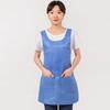 Women's Hair-Resistant, Stain-Proof Sleeveless Apron with Hat - Solid Color and Embroidered Design