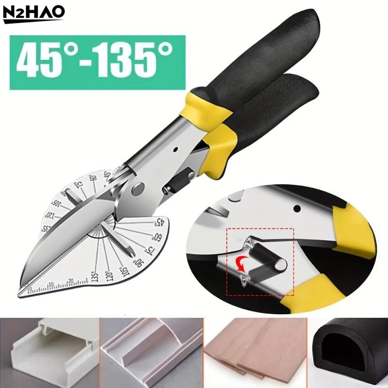 Electrician Angle Scissors 45 Degree Universal Trunking Scissors 90 Degree Woodworking Edge Banding Buckle Strip Multifunctional