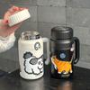 Leak Proof Insulated Cup 1000ml Tea Cup Durable Vacuum Flasks Travel Use