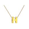 Pop H Serie Anhänger Halskette Damen Halskette Gelbgold H147991F-1R