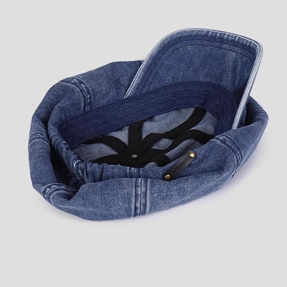 Denim Cotton Newsboy Hat Baker Boy Beret Flat Caps Womens Ladies Octagonal Hat