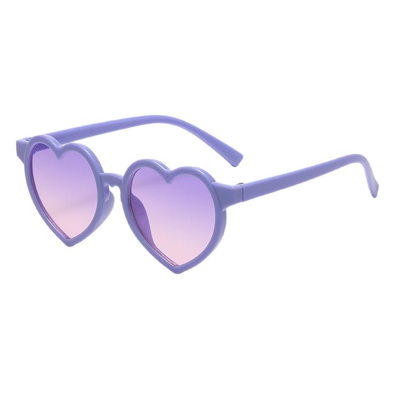 Heart-Shaped Kids' Sunglasses - Cute, Trendy, and Protective with Japanese & Korean Style