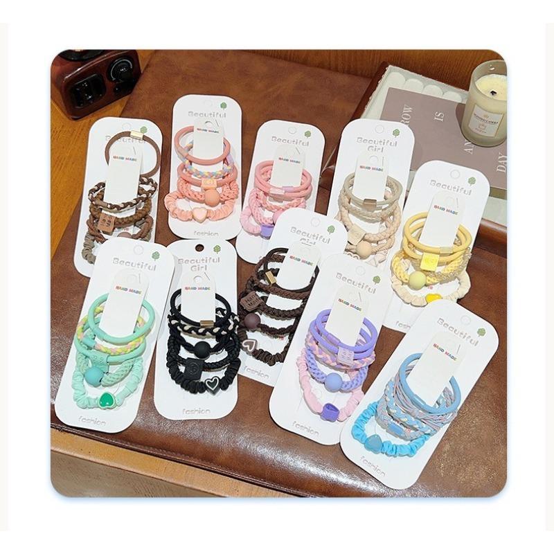 High-end Feel  Elastic and Durable  Thick Hair Tie Versatile Ponytail Hair Band  Hair Tie Women's Hair Tie  Leather Band  Leather Cover  Headwear