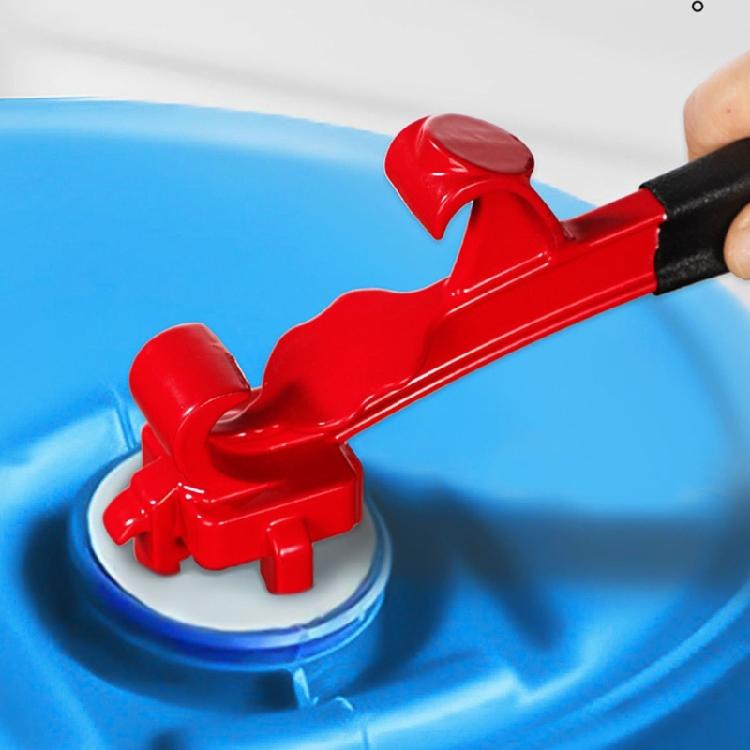 Llave de Tambor de Aluminio 3 en 1 Llave de Tapón Tambor de 55 Galones Cubo de 5 Galones Barra Abridora Llave Abridora de Barriles Tapa de Tambor de Pintura y Aceite