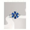 Bague de Luxe pour Femme au Design Floral Exquis, Sélection Cadeau d'Anniversaire Style Doux, Bague Tempérament Élégant.