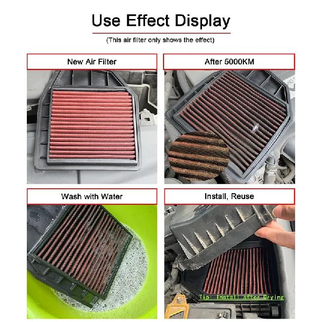 Car Sport High Flow Air Filter Fits For Nissan Altima Teana Lulan Cima 2.5L 2013-2018 Accessories Cold Air Intake Filters