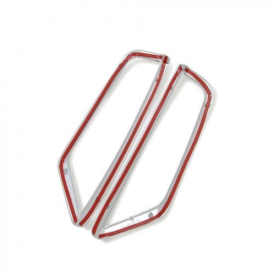 For Mazda Cx-5 Cx5 KF 2017-2021 Chrome Rear Fog Light Lamp Cover Trim Strip