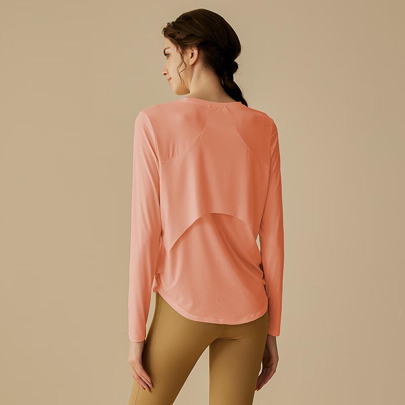 WEZHO Women s Loose Fit Long Sleeve Yoga Top