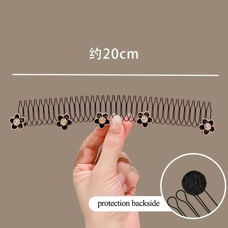 1/3 STÜCKE Hübsche Blume Perle Gebrochene Haare Organizer Mädchen Frauen Haarnadel Clip Unsichtbarer Pony Fixierter Einsteckkamm Tiara Stirnband Zubehör