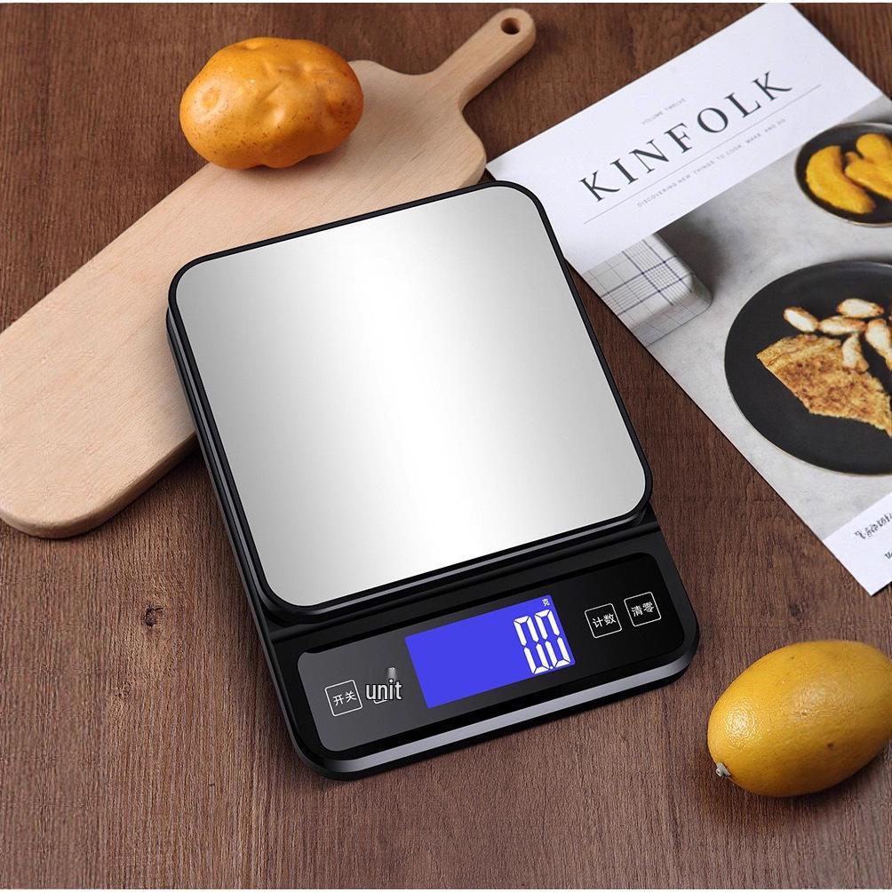 

Высокоточные 15 кг Электронные кухонные весы из нержавеющей стали для выпечки и бытового использования Battery Model 3kg/0.1g